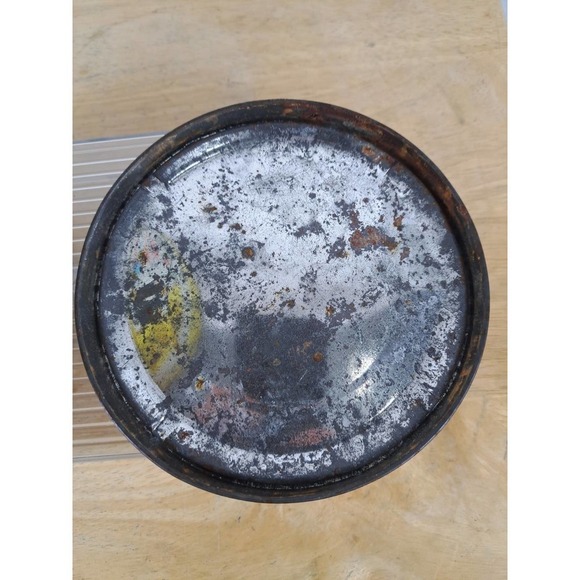 Vintage 50s Shedd's Peanut Butter tin bucket Detroit MI 5lb 6.25 / 6 in - Picture 6 of 8